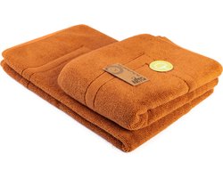 ARTG® Towelzz - Badmat - 100% Katoen - Zware kwaliteit - 50 x 80 cm -  Kaneelbruin - Cinnamon