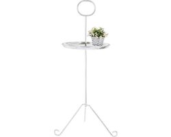Arti Casa Bijzettafel 26,5 X 80 Cm Staal Wit