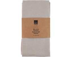 Arti Casa Tafelloper 35x150 cm - Tafelloper Beige Effen - Tafelloper voor Eettafel - Langwerpige Tafel Decoratie - Beige