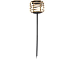 Arti Casa Tuinverlichting op Zonneenergie – Tuinfakkels met Warm Wit Licht – Weerbestendige Solar Lamp met Vlammeneffect – Tuinlantaarn op Zonne-energie – LED Buitenlamp