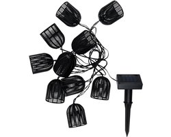 Arti Casa Tuinverlichting Solar – Solar Lichtsnoer met 10 LED-lampen – Tuinverlichting op Zonneenergie – Warm Wit Licht – 4,2 Meter – Tuinlantaarn voor Buiten – IP44 Weerbestendig