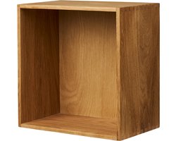 Artichok Abigail Open Wandkast - Naturel Eiken - Vierkant - Hal - Woonkamer - Slaapkamer - 30 x 30 cm
