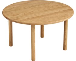 Artichok Joëlle Salontafel Naturel - Rond - Eikenhout - Koffietafel - Woonkamer - Scandinavisch - Japandi - Ø 70 x 40 cm