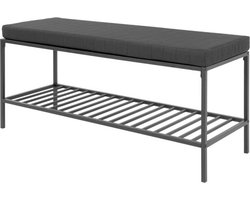 Artichok Karen houten bankje zwart - 100 x 36 cm