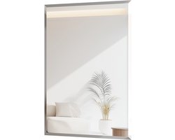 Artloge Rechthoekige Wandspiegel - Frameloos Ontwerp - Spiegelglas met Facetrand - 60x80cm