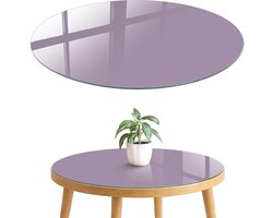 ArtPrintCave Lila paars Glazen Tafelblad fi60 cm - Tafelblad Rond - Paars Glazen Eettafel - Achtergronden en patronen Eettafel Met Glasplaat