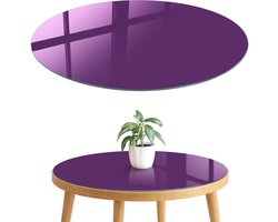 ArtPrintCave Sterk paars Glazen Tafelblad fi50 cm - Tafelblad Rond - Paars Glazen Eettafel - Achtergronden en patronen Glazen Eettafel