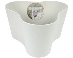 ArtStone Bloempot Claire 23x23x14 cm Wit
