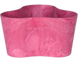 Artstone bloempot Coloured roze 20 cm