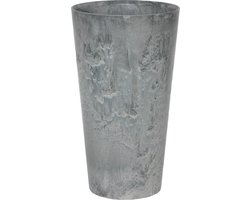 Artstone - Vaas Claire - 37x70 - Grijs - Bloempot voor binnen en buiten - Milieuvriendelijk - Sterk en licht - Met drainagesysteem