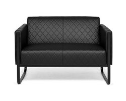 Aruba Black | 2-Zits - Lounge bank / sofa Zwart