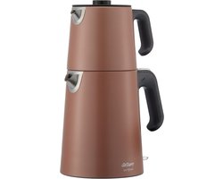 Arzum Cay Sefasi Elektrische Theepot AR3080-G | Sunset - 1.8L + 1.2L - Led-indicator - 360° basis - 1650W