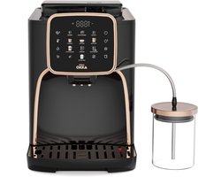 Arzum OKKA Espresso Pro M Automatische Espressomachine OK0028-0500 | Koper - 11 Koffiepecialiteiten - Touchscreen - Melkopschuimer - Verstelbare temperatuur en maalgraad - 19 bar - Kopjesverwarmer - Automatische reiniging - 1450W