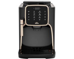 Arzum OKKA Espresso Pro M Automatische Espressomachine OK0030-0400 | Chroom - 11 Koffiepecialiteiten - Touchscreen - Melkopschuimer - Verstelbare temperatuur en maalgraad - 19 bar - Kopjesverwarmer - Automatische reiniging - 1450W