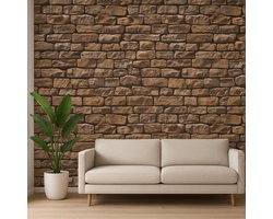 AS Creation - 3D-behang - pop.up Panel 3D Livingwalls 955741 - 10,05x0,53 m - beige