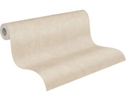 A.S. Création behang effen beige - AS-380245 - 53 cm x 10,05 m