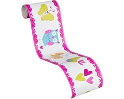 AS Creation - Kinderbehang - Only Borders 9 - Blauw Oranje - Patroon Behangrand