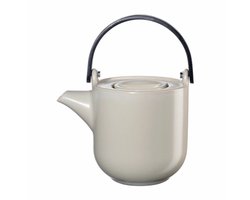 Asa Coppa theepot met houten handvat 0.6L tofu