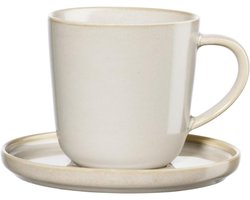 ASA Espresso cup with saucer, tofu, D. 6 cm, H. 6 cm, 0.08 l.