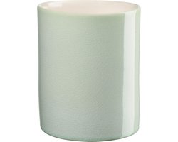 ASA Selection ayo vaas jade, bloemenvaas, decoratieve vaas, aardewerk, groen, H 13 cm, 81307163