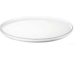 ASA Selection | Dessert Bord | Oco Ligne Noire | Rond | Porselein | Wit | 21CM