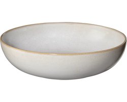 Asa Selection - Diepe Borden Saisons - Pastaborden Soepborden - Pasta Bowl - Aardewerk Sand - Vaatwasserbestendig 4 Stuks 21 cm