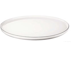 ASA Selection | Diner Bord | Oco Ligne Noire | Rond | Porselein | Wit | 27CM