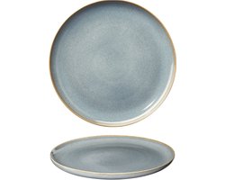 Asa Selection Dinerborden Saisons - Set van 4 - Dinner Plate - Aardewerk Denim - Vaatwasserbestendig - Ø 26,5 cm