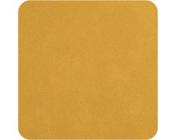 ASA Selection Onderzetters - Soft Leather - Amber - 10 x 10 cm - 4 Stuks