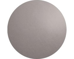 ASA Selection | Placemat | Leather Optic Fine | Rond | PVC - Lederoptiek | Grijs | 38CM