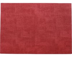 ASA Selection | Placemat | Meli-Melo | Rechthoekig | PU | Rood | 46x33CM