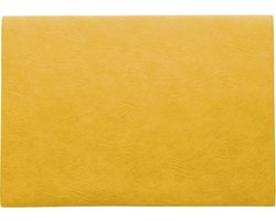 ASA Selection | Placemat | Vegan Leather | Rechthoekig | PU - Lederoptiek | Geel | 46x33CM