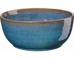 Asa Selection Poke Bowl Curacao - Diepe Aardewerk Kom - Bowl - Vaatwasser- en Magnetronbestendig - 18 cm / 800 ml