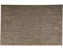 ASA Selection PVC-placemats, placemat, servetring, PVC, zwart / naturel, 33 x 46 cm, 78016076