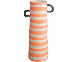 ASA Selection rayu vaas, oranje gestreept Ø 10 cm, 84834130