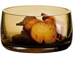 ASA Selection schaaltje Ajana Amber, decoratieschaal, glas, geel, 10 cm, 88141009