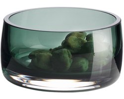 ASA Selection schaaltje Ajana, decoratieschaal, schaal, glas, groen, 10 cm, 88241009