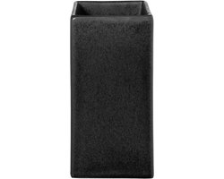 ASA Selection Vaas Black Iron, decoratieve vaas, aardewerk, matzwart, 21 cm, 4606174