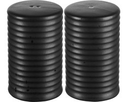 ASA Selection zout- en peperstrooier set Black, porselein, matzwart, 6,5 cm, 23390190