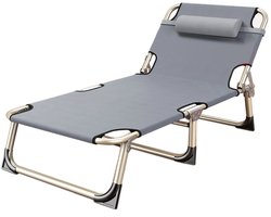 Asaam Opvouwbare ligstoel- Opklapbed - ligstoel bij Camping- Lunchpauze ligstoel- Emergency