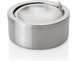 Asbak, asbak met deksel, rvs asbak - ⌀ 11,5 cm