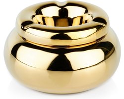 Asbak Dolomiet Gouden Rond 11 cm - Binnen en Buiten