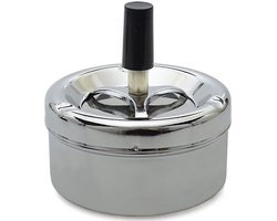 Asbak - Draaibare asbak- zilver - Ø11cm