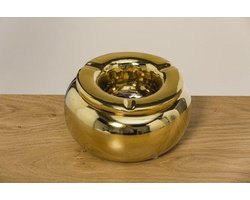 Asbak - Goud - Ø 14cm - Hoog 8cm