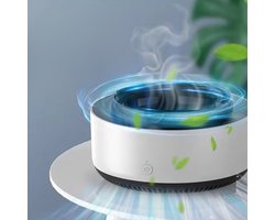 Asbak Met Afzuiging - Automatische Luchtzuiverende Asbak - Rookvrije Elektronische Asbak Met Luchtreiniger - Inclusief Aroma Tablet - Asbak Luchtreiniger