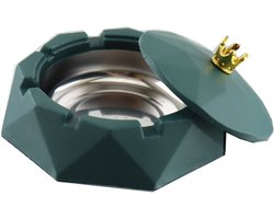 Asbak met kroon - Buiten asbak - Asbak voor buiten - Asbakken - Asbak voor buiten met deksel - Draaiasbak - Asbak voor binnen -