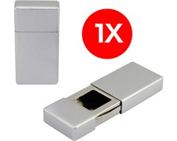 Asbak Voor Buiten- Mini Portable Ashtray - Draagbare Asbak - Zilver