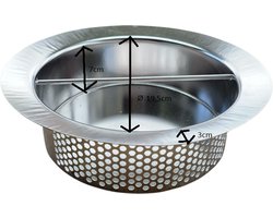 Asbak voor Kamado BBQ | Large & XL | 21–24 inch | Accessoire