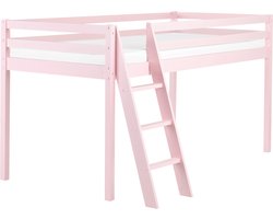 ASCOUX - Kinderbed - Roze - 90 x 200 cm - Dennenhout