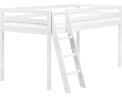ASCOUX - Kinderbed - Wit - 90 x 200 cm - Dennenhout